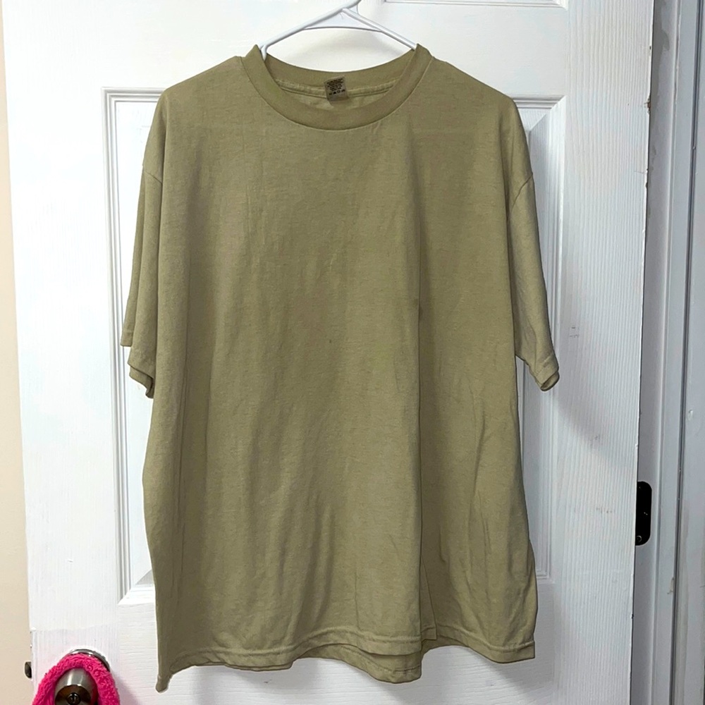 Tan beige Jensen apparel shirt